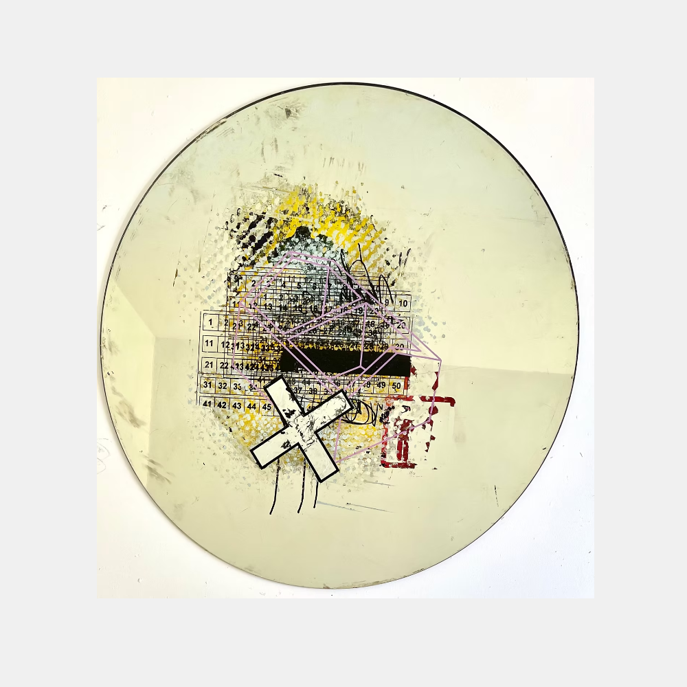 Untitled 003 (hand silvered mirror)