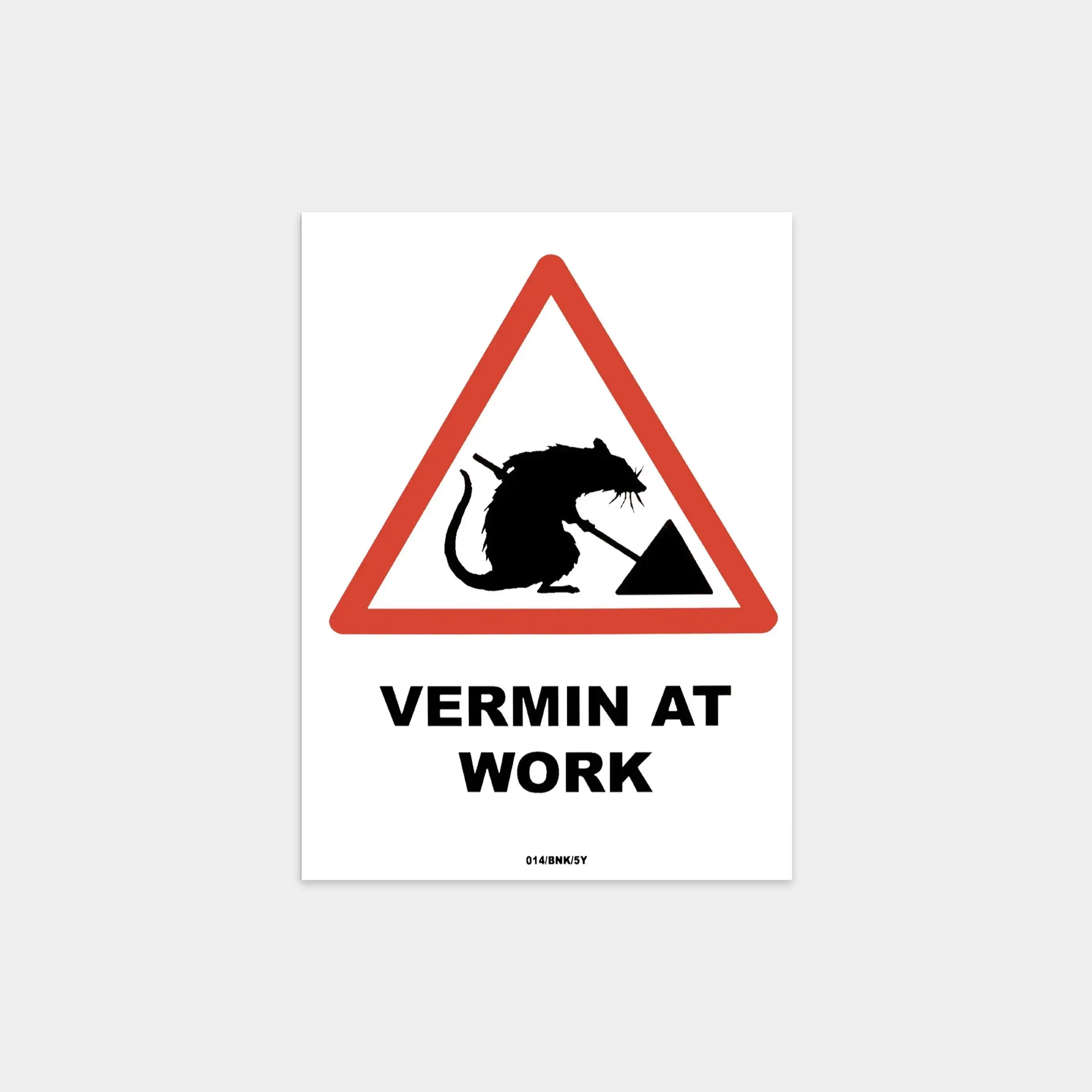Vermin At Work Sticker