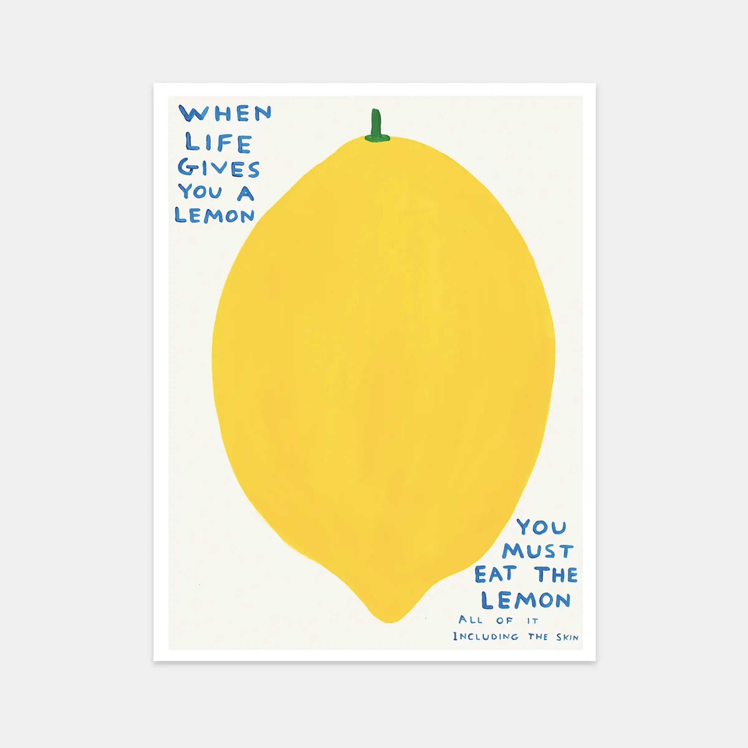When life gives you a lemon