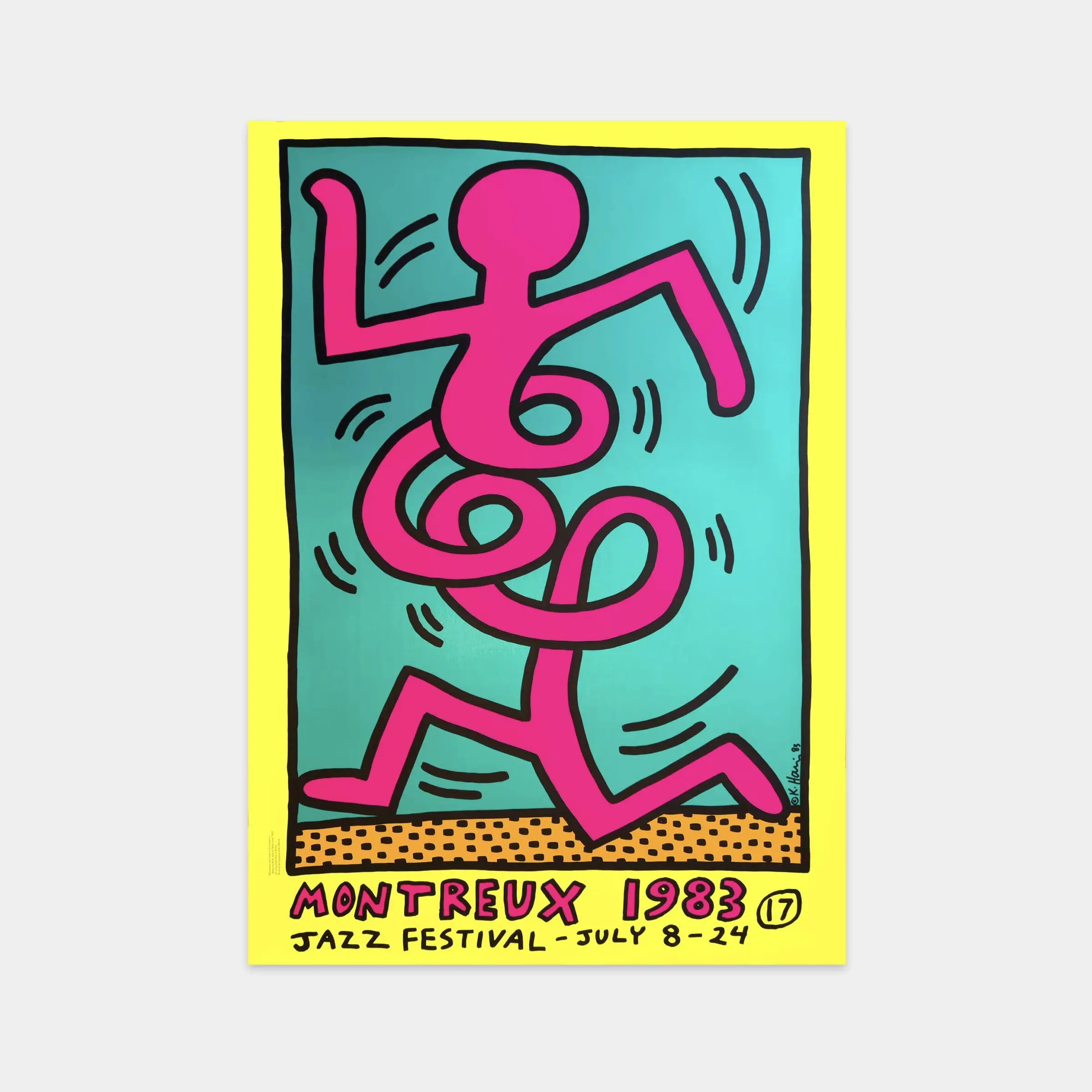 Montreux Jazz Festival Vintage Poster